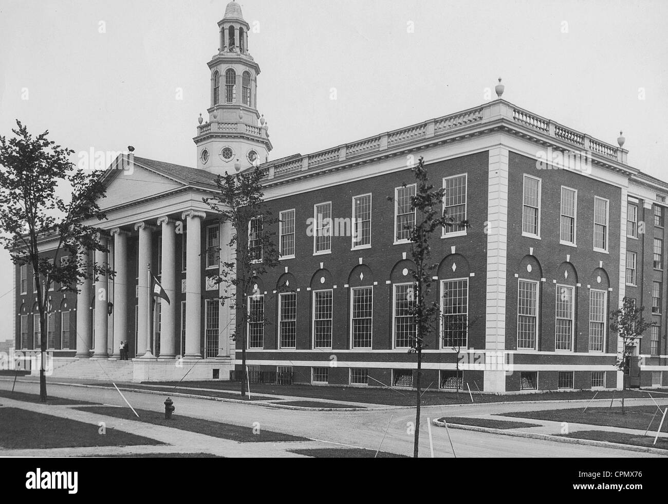 Biblioteca dell'Università di Harvard, 1929 Foto Stock