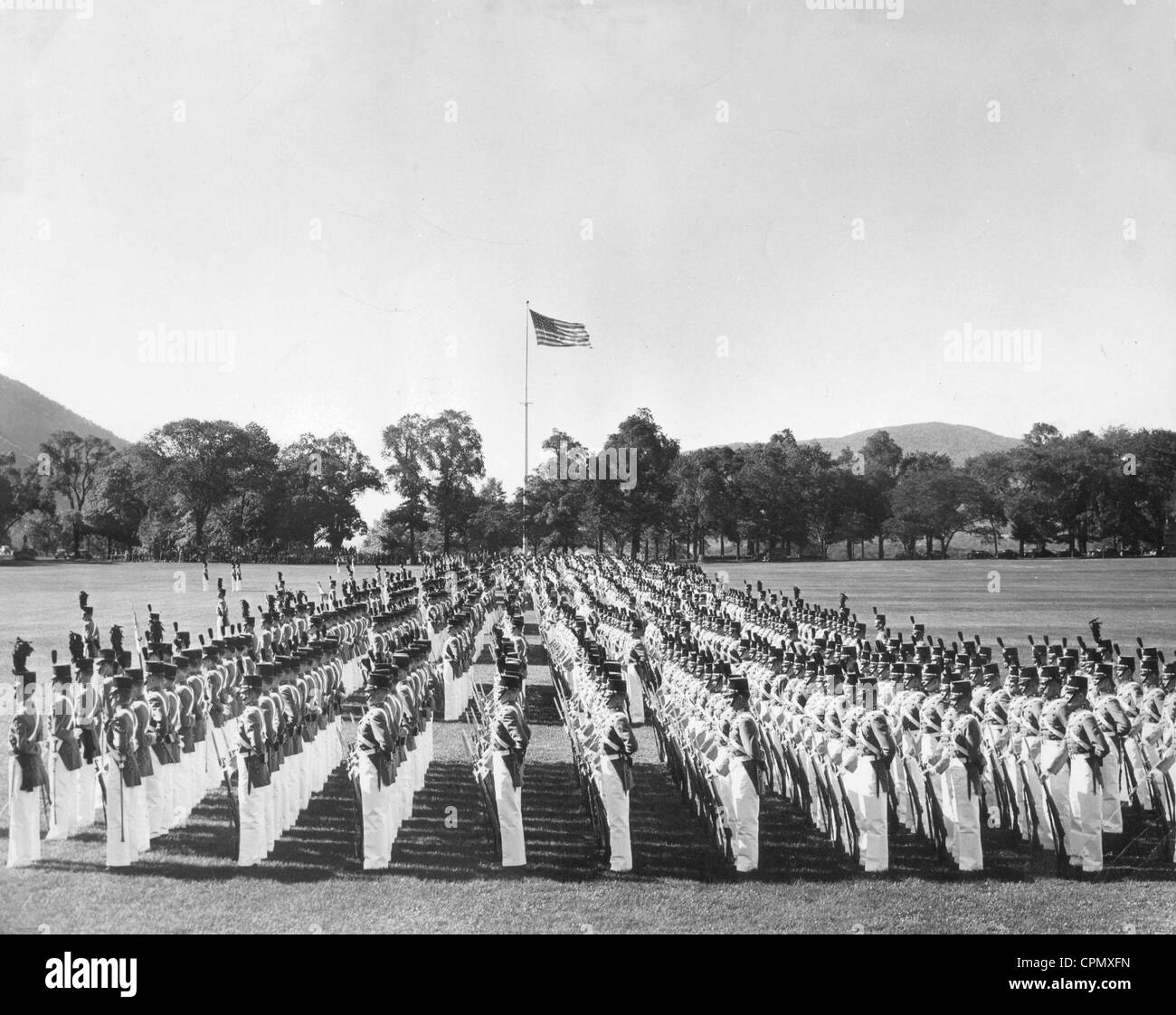 Cadetti dell'americana accademia militare di West Point, 1942 Foto Stock
