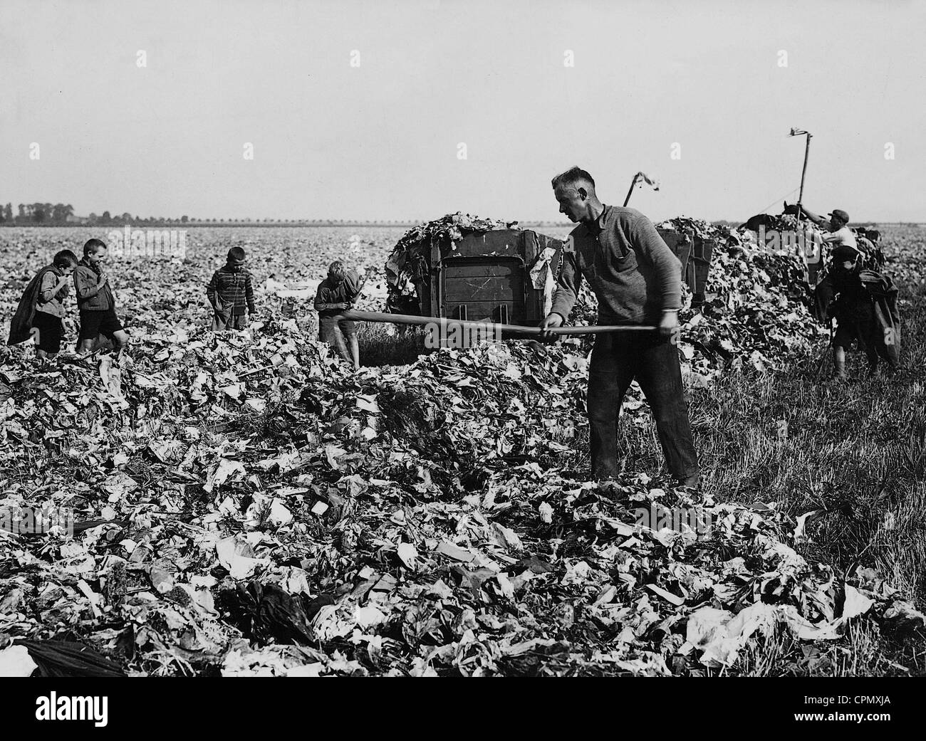 L'utilizzo di rifiuti in agricoltura, 1933 Foto Stock