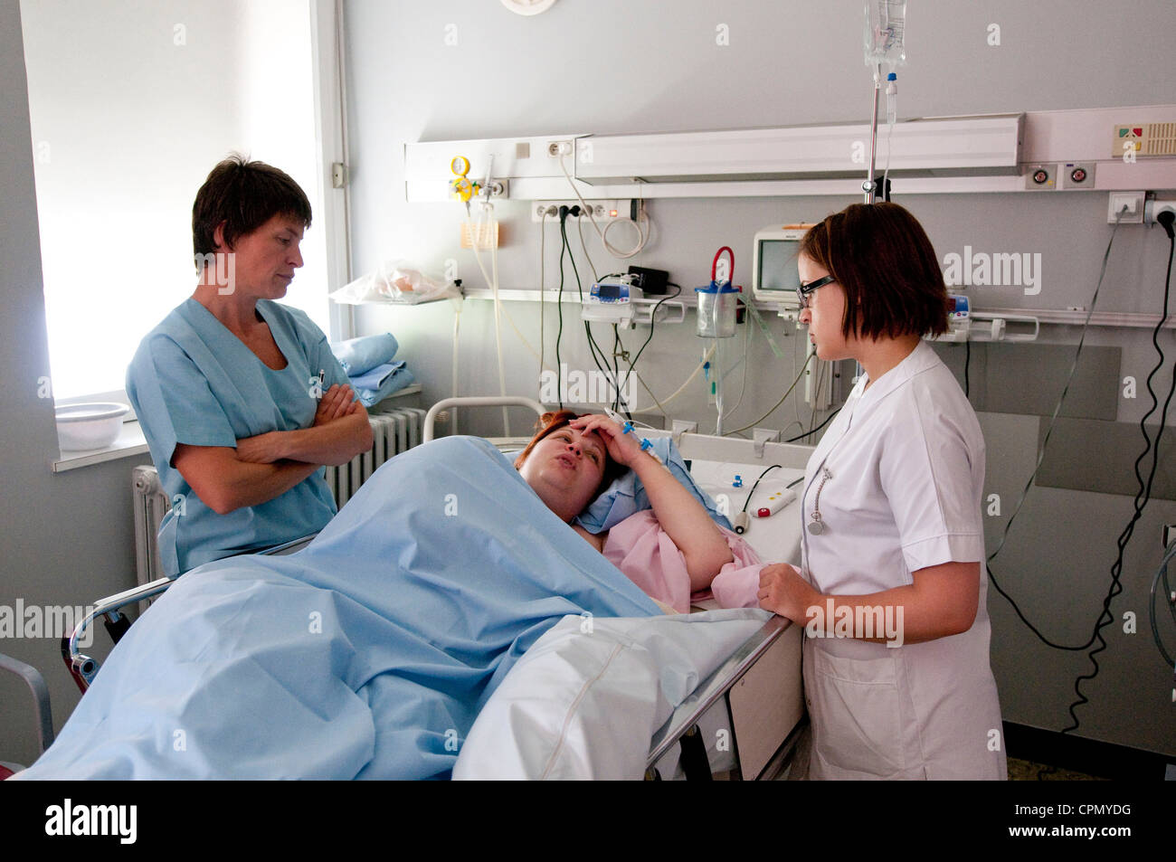 Ospedale di maternità Foto Stock