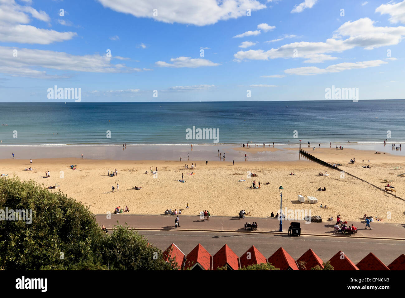 3985. Spiaggia, Bournemouth Dorset, Regno Unito Foto Stock