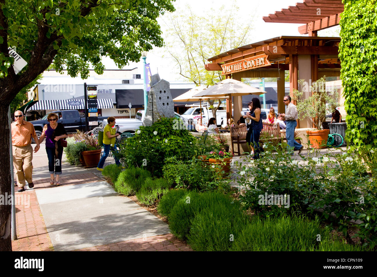 Oakville drogheria, Healdsburg, CA, Stati Uniti d'America. Foto Stock