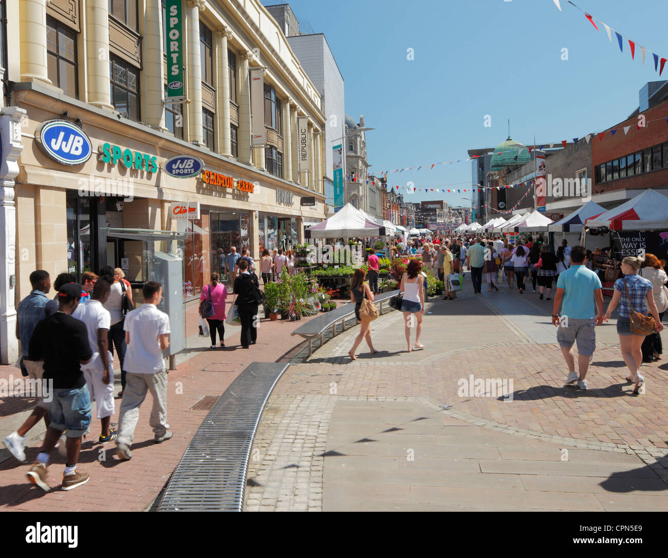 Southend on sea High Street. Foto Stock