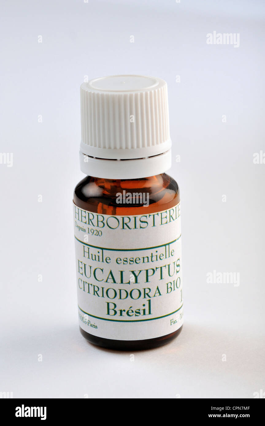 OLIO ESSENZIALE Foto Stock