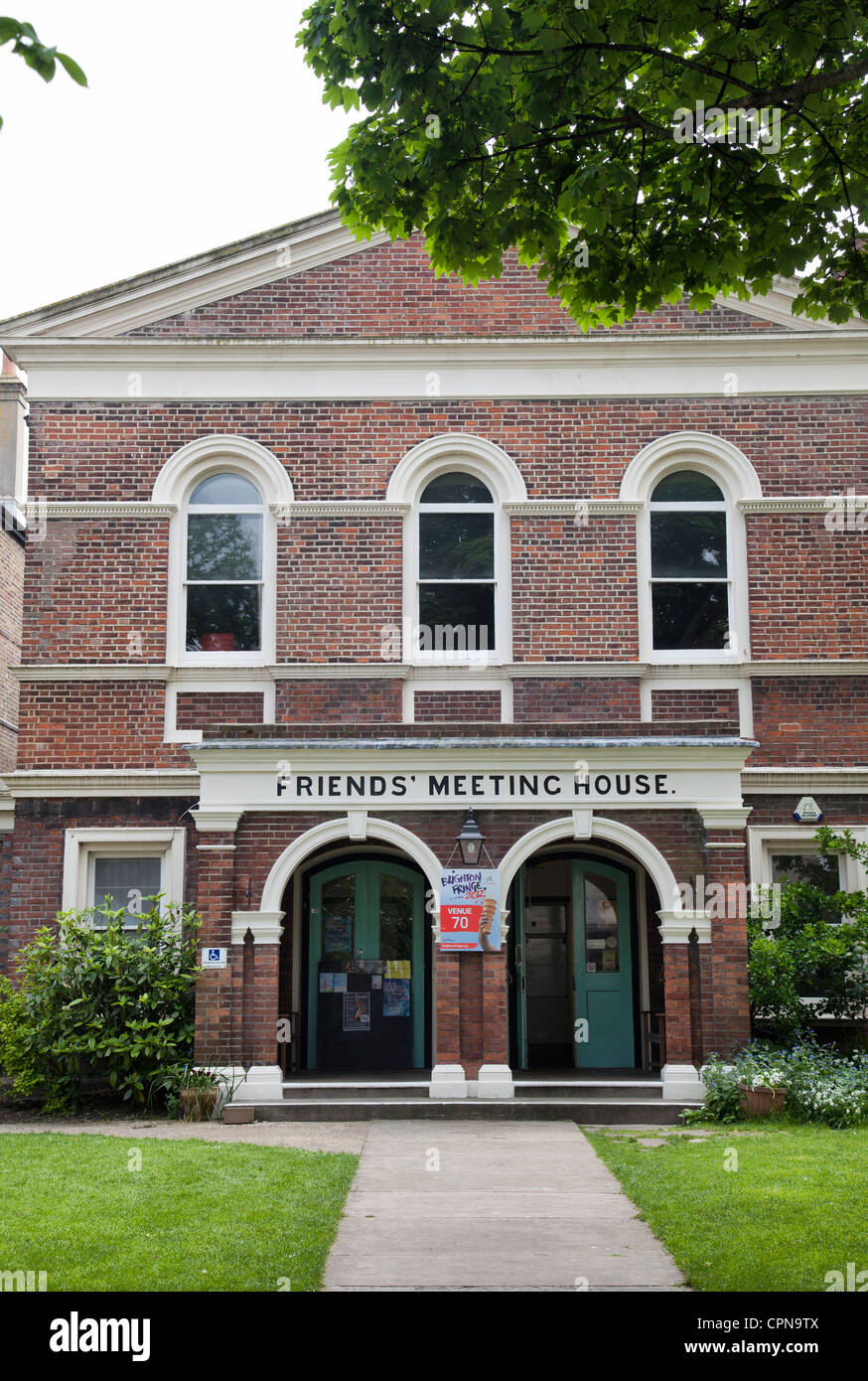 Quaker amici Meeting House nelle corsie a Brighton - REGNO UNITO Foto Stock