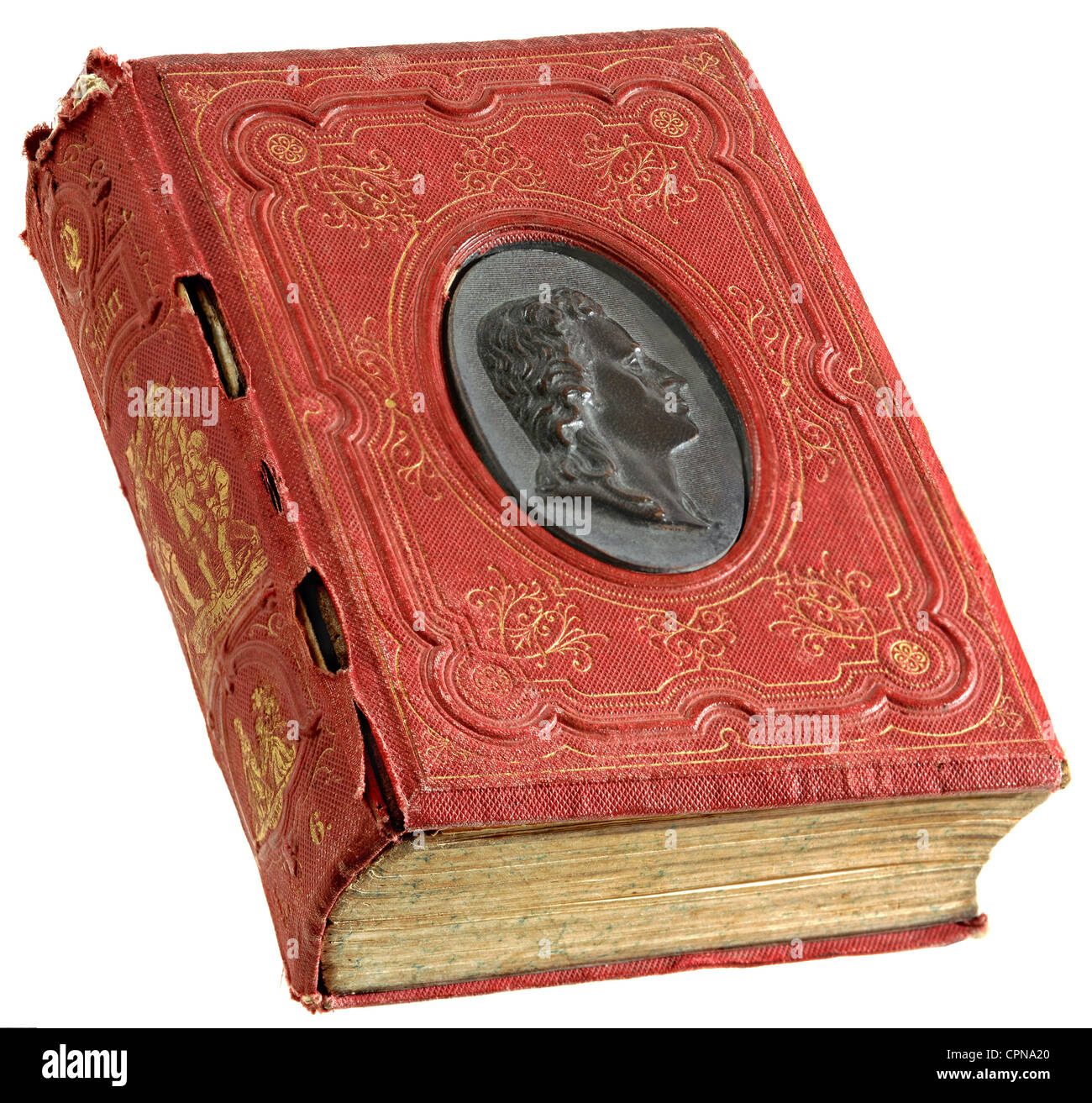 Schiller, Friedrich, 10.11.1759 - 9.5.1805, scrittore tedesco, "Schiller's Complete Works", volume 6, edizione de luxe, J.G. Casa editrice cotta, Stuttgart, Germania, 1847, Foto Stock