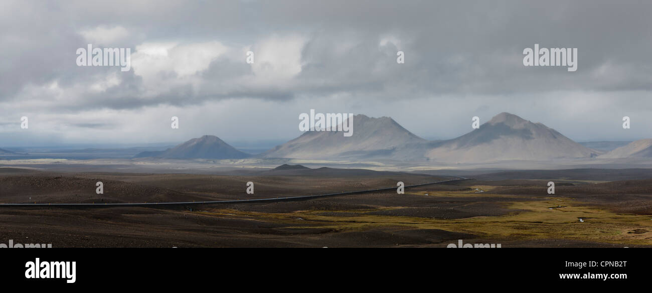 Paesaggio arido, Islanda Foto Stock