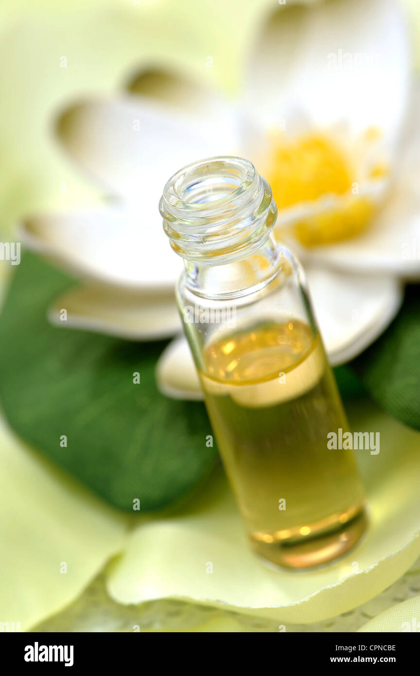 OLIO ESSENZIALE Foto Stock