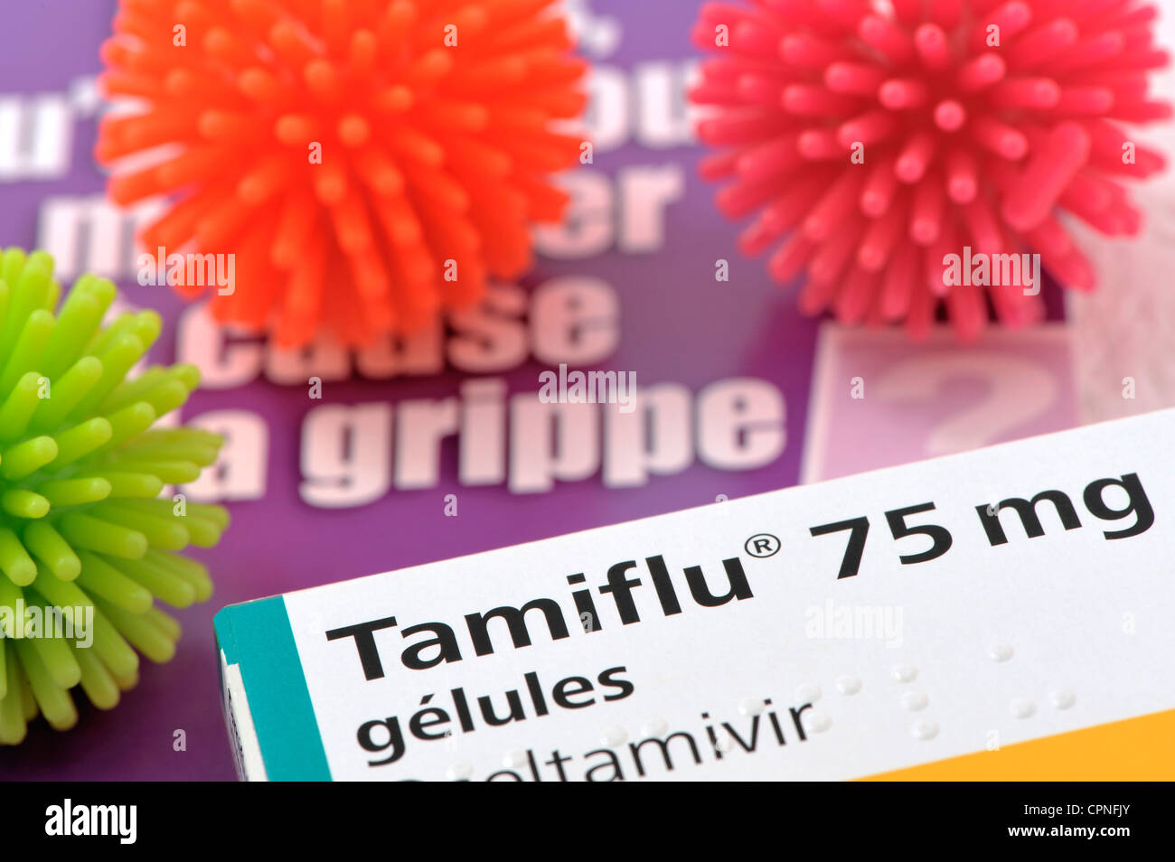 Il trattamento per l'INFLUENZA Foto Stock