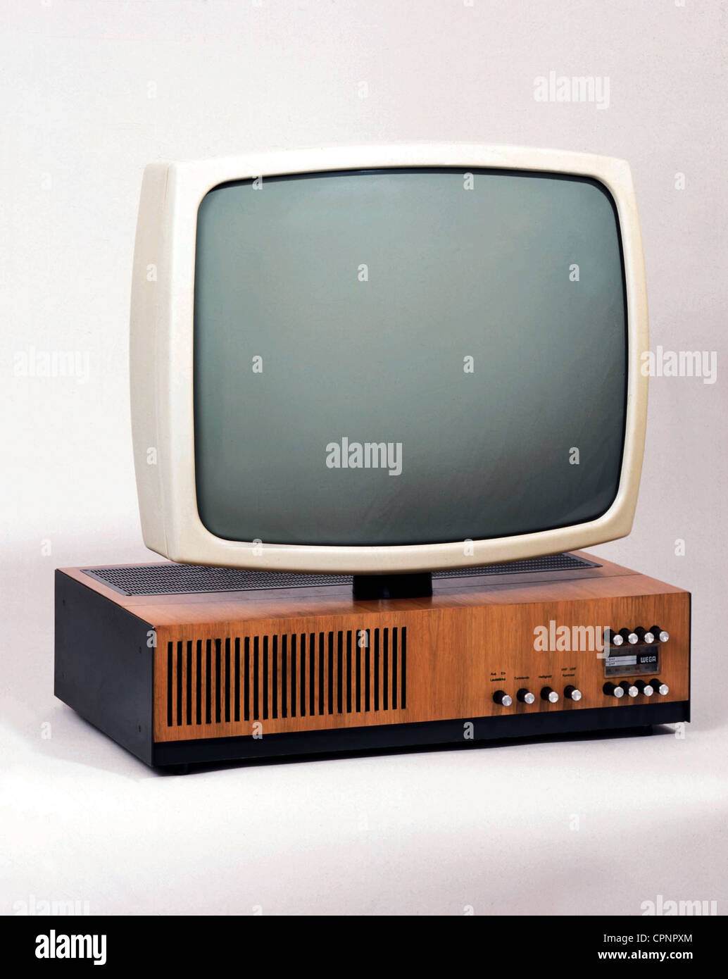 Televisione, televisione, Wega TV Set Wegavision 3000 L, con cinescopio girevole, Germania, 1966, diritti aggiuntivi-clearences-non disponibile Foto Stock
