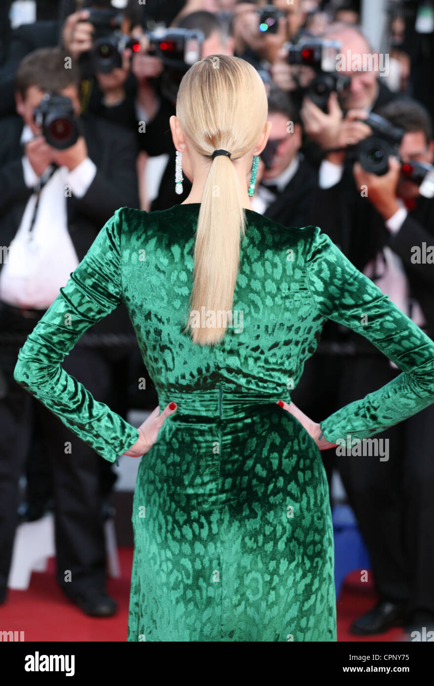 Anna Falchi al gala screening Madagascar 3: Europa più voluto al sessantacinquesimo Festival del Cinema di Cannes. Venerdì 18t Foto Stock