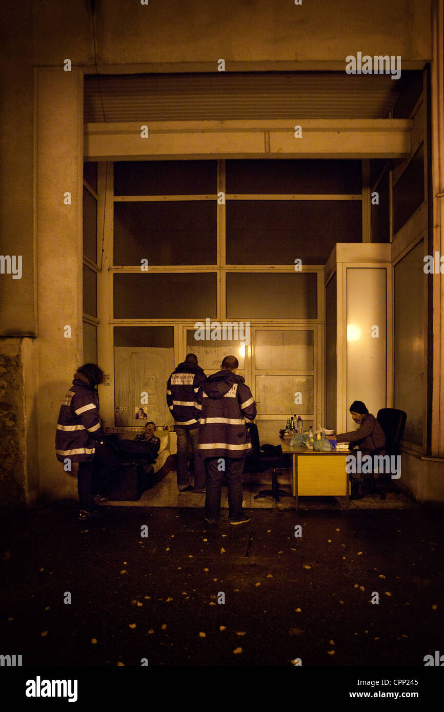 Sociale di emergenza Servizio medico Foto Stock