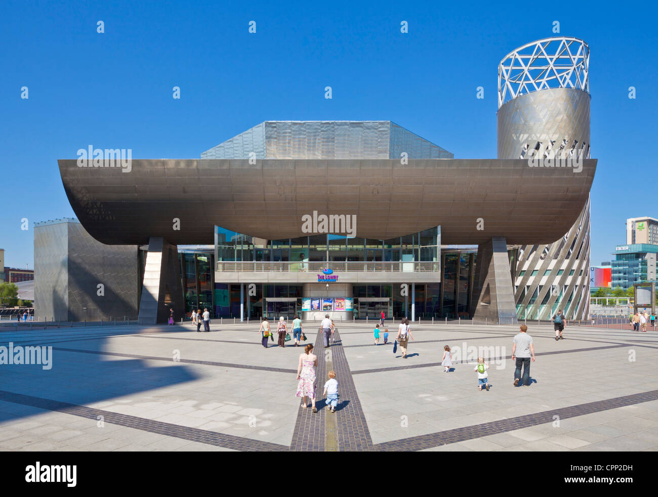 Lowry Centre Salford Quays manchester Greater Manchester Inghilterra UK GB EU Europe Foto Stock
