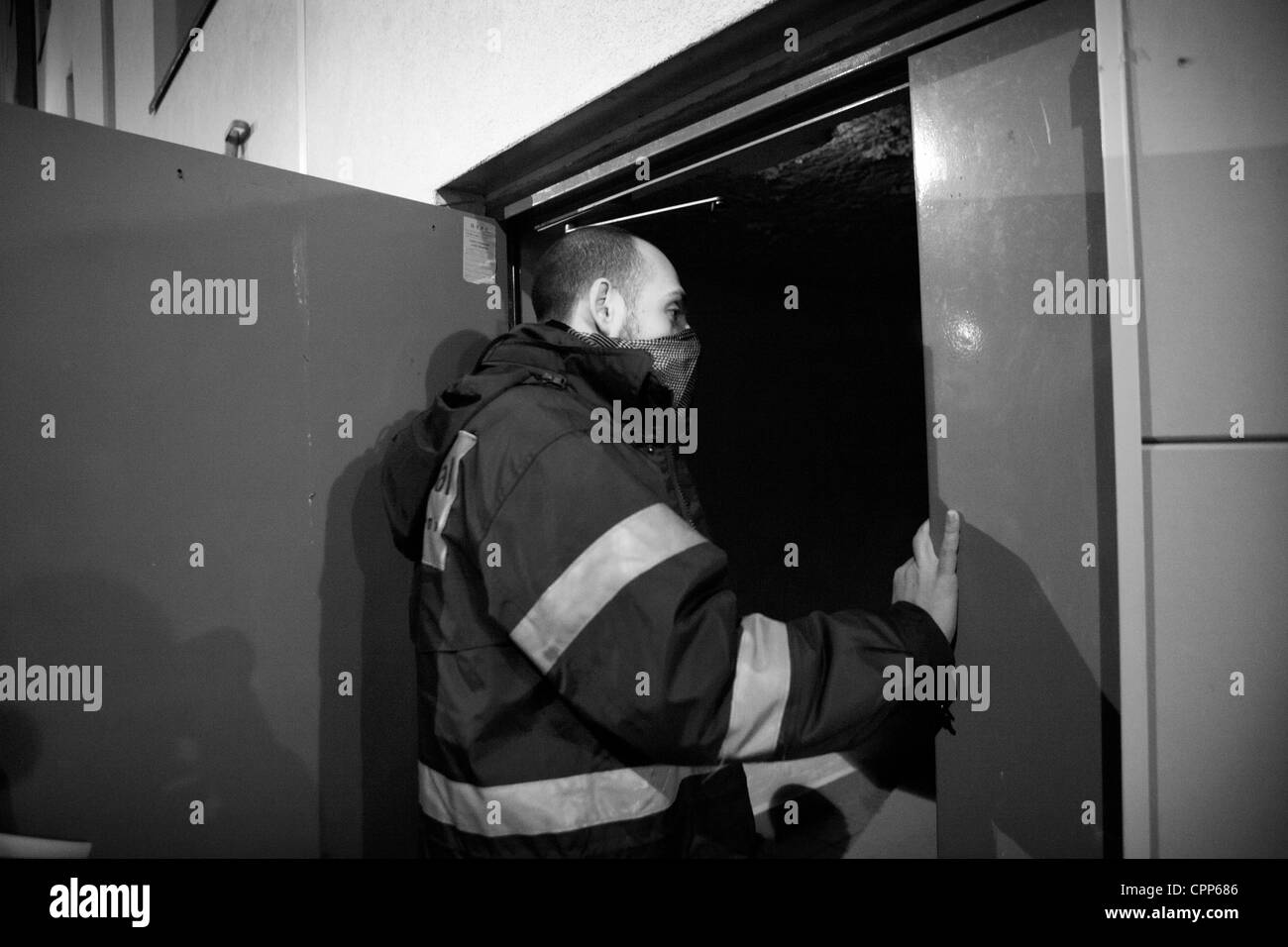 Sociale di emergenza Servizio medico Foto Stock