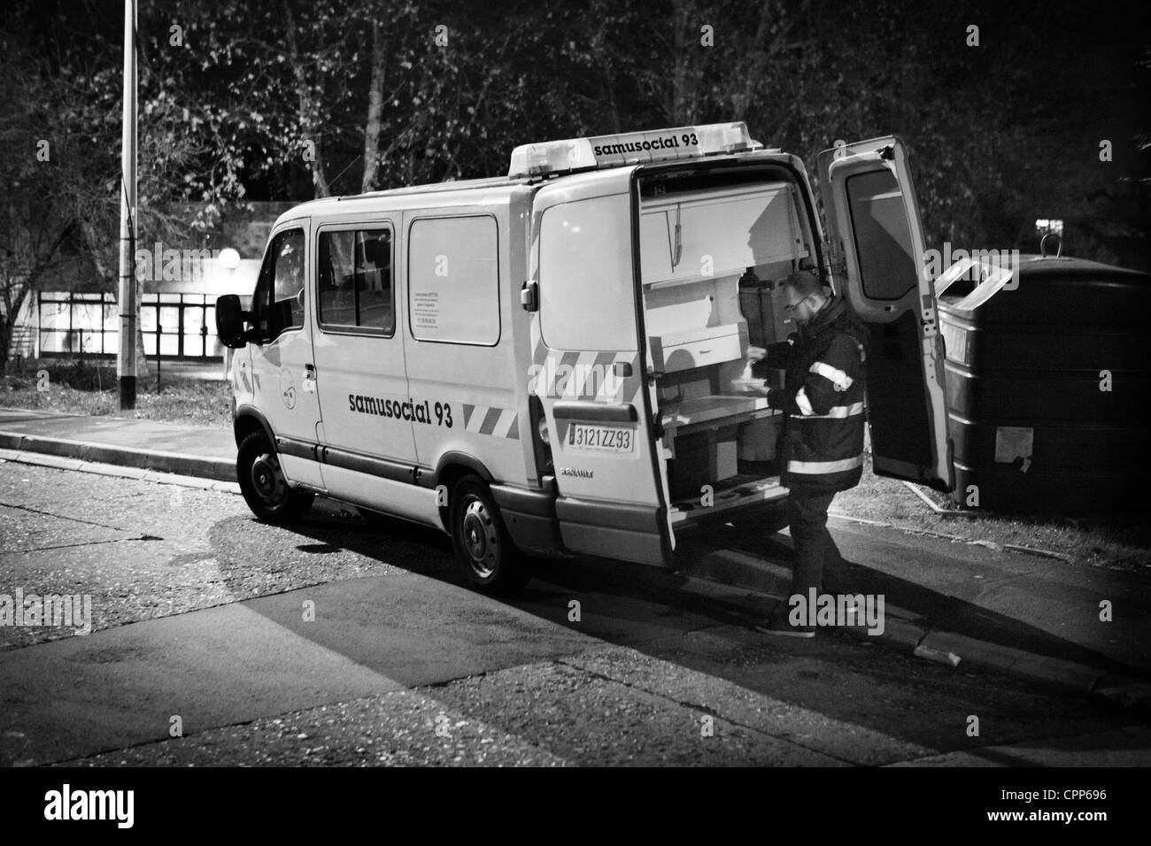 Sociale di emergenza Servizio medico Foto Stock