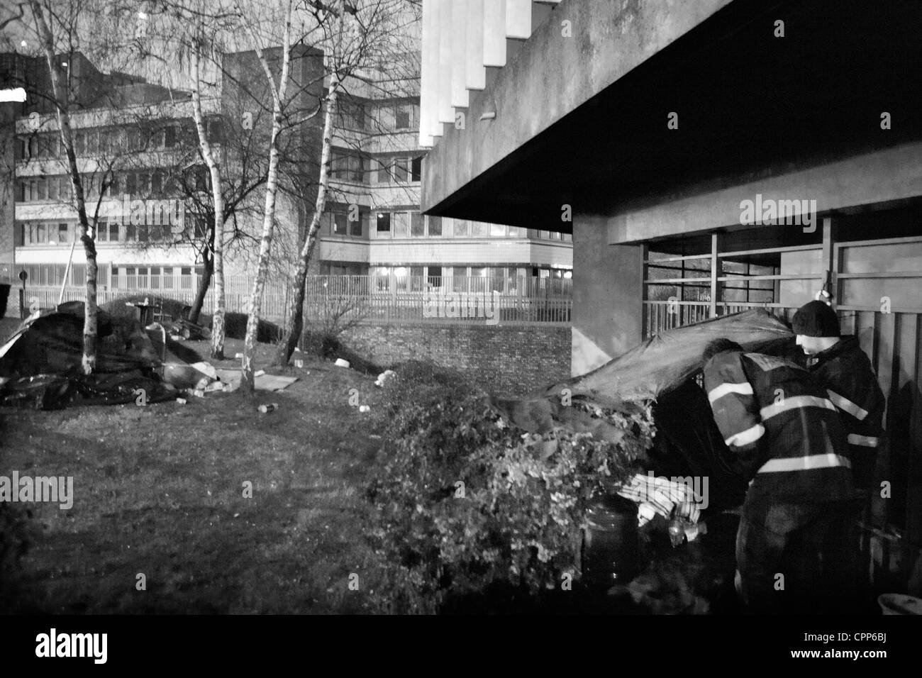 Sociale di emergenza Servizio medico Foto Stock