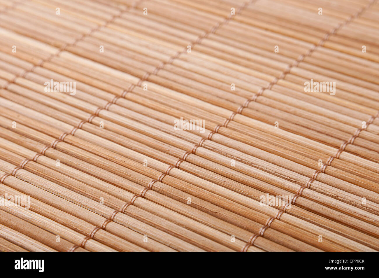 Tappetino di bambù sfondo Foto Stock