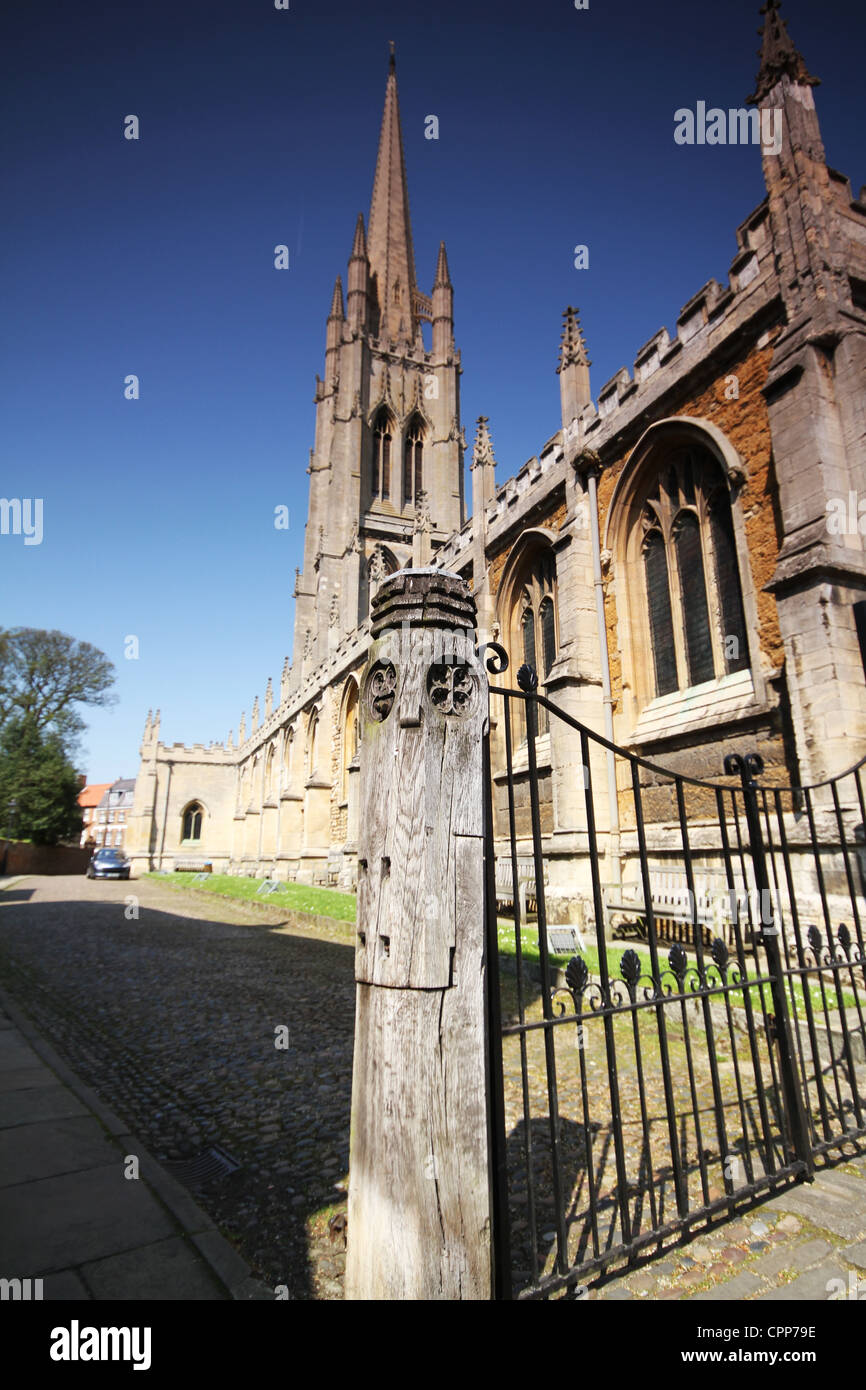 Chiesa di Louth Lincolnshire guglia Steeple Foto Stock