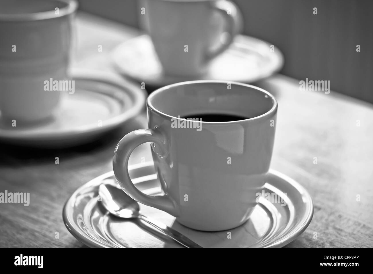 Una tazza di caffè Foto Stock