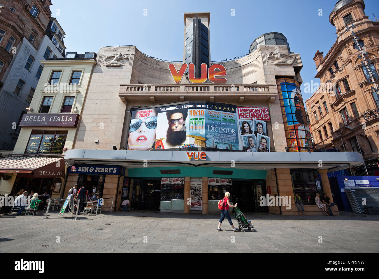 Vue Cinema a Leicester Square, Londra, Inghilterra, Regno Unito. Foto Stock