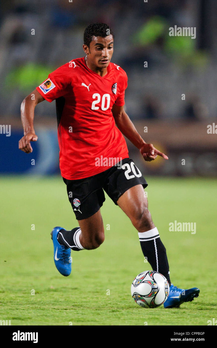 Hussam Arafat d'Egitto sulla palla durante una FIFA U-20 World Cup round di 16 match contro la Costa Rica. Foto Stock