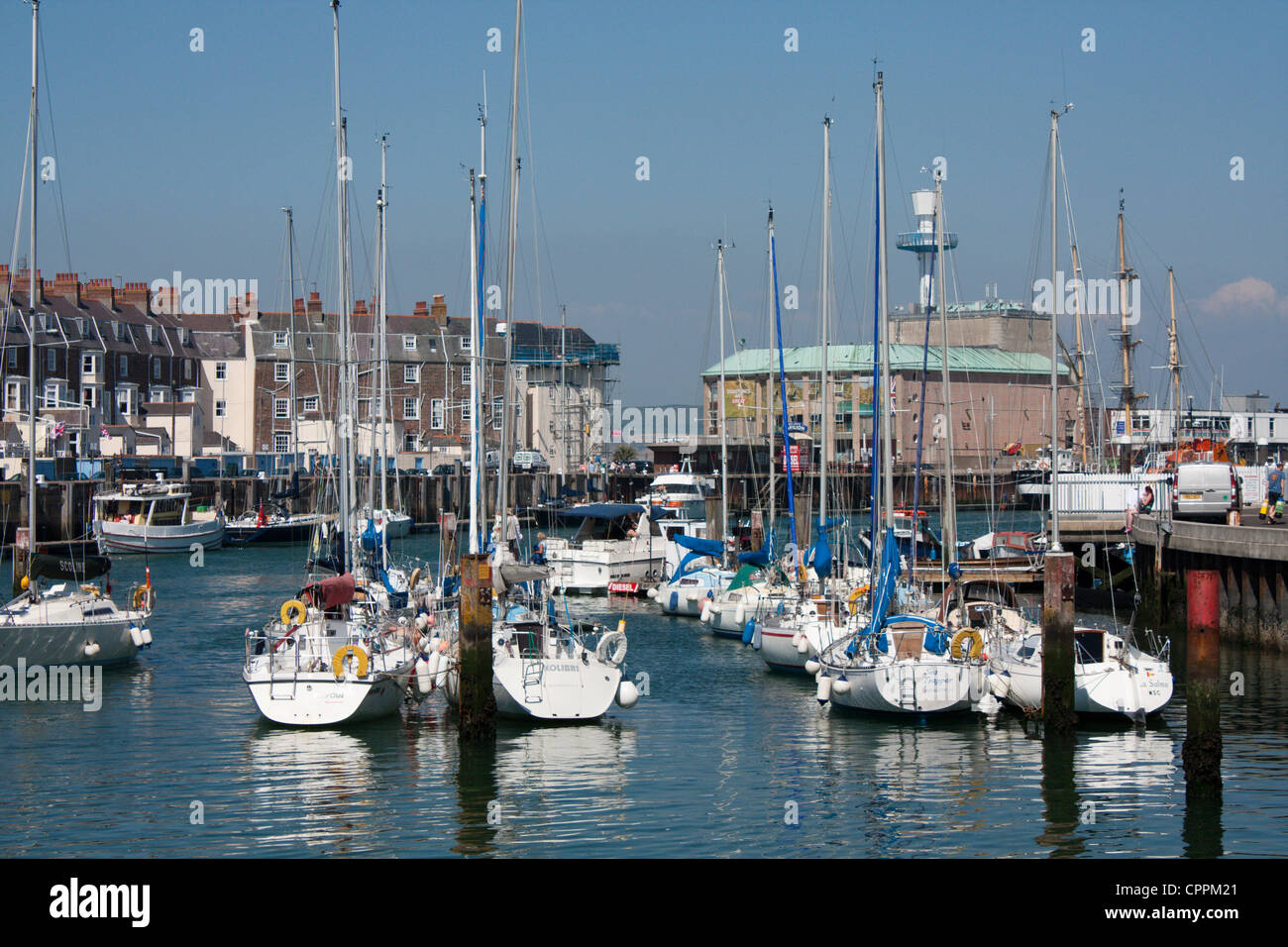 Porto di Weymouth Dorset England Regno unito Gb Foto Stock