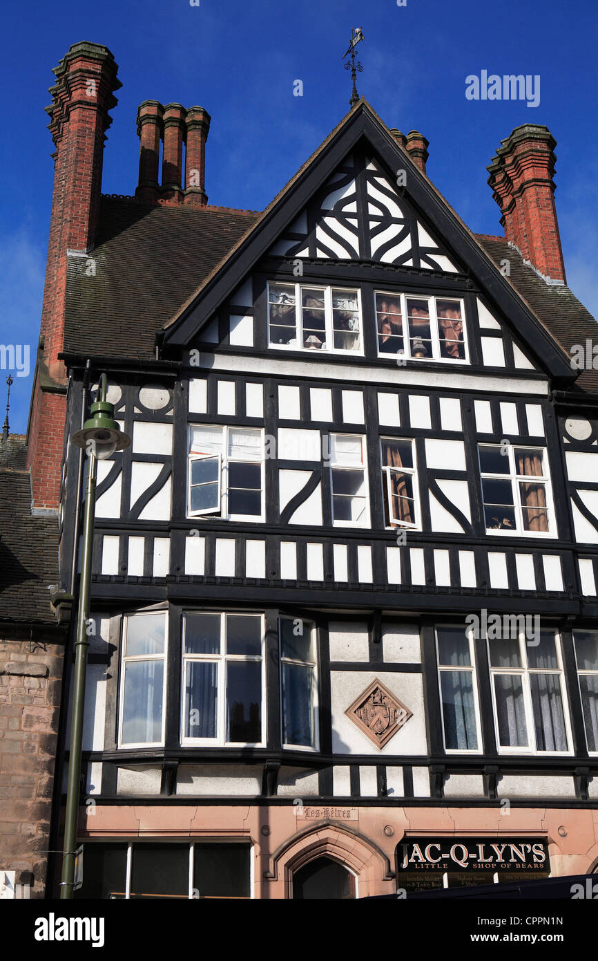 St Edwards Street, Leek, Staffordshire, England Regno Unito Foto Stock