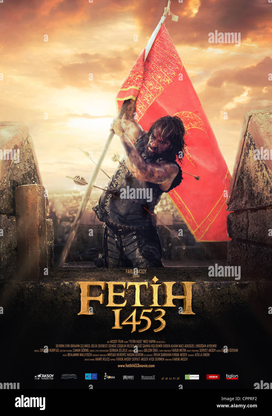Fetih 1453 anno : 2012 Direttore della Turchia : Faruk Aksoy Ibrahim Celikkol Movie poster (Turqey) Foto Stock