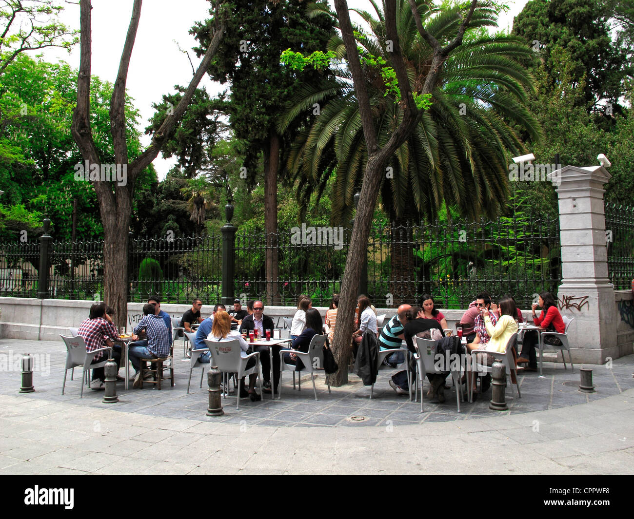 Spagna Andalusia Granada caffetteria alla zona universitaria Foto Stock
