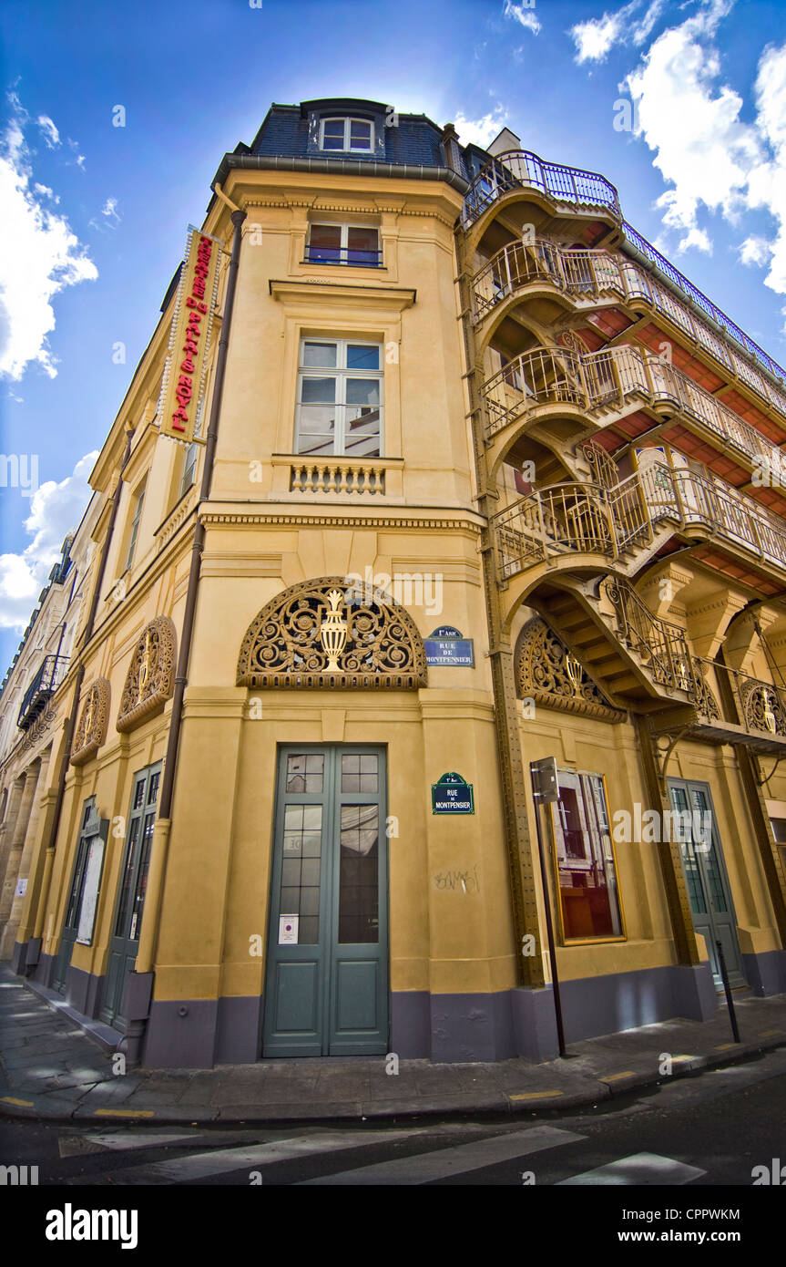 Il Théâtre du Palais-Royal a rue Montpensier a Parigi, Francia Foto Stock