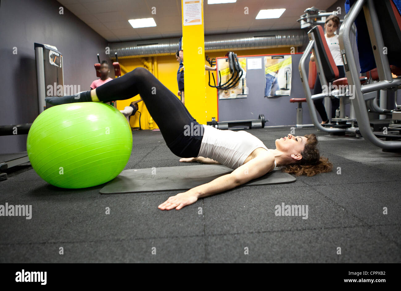 COSTRUZIONE DEL MUSCOLO Foto Stock