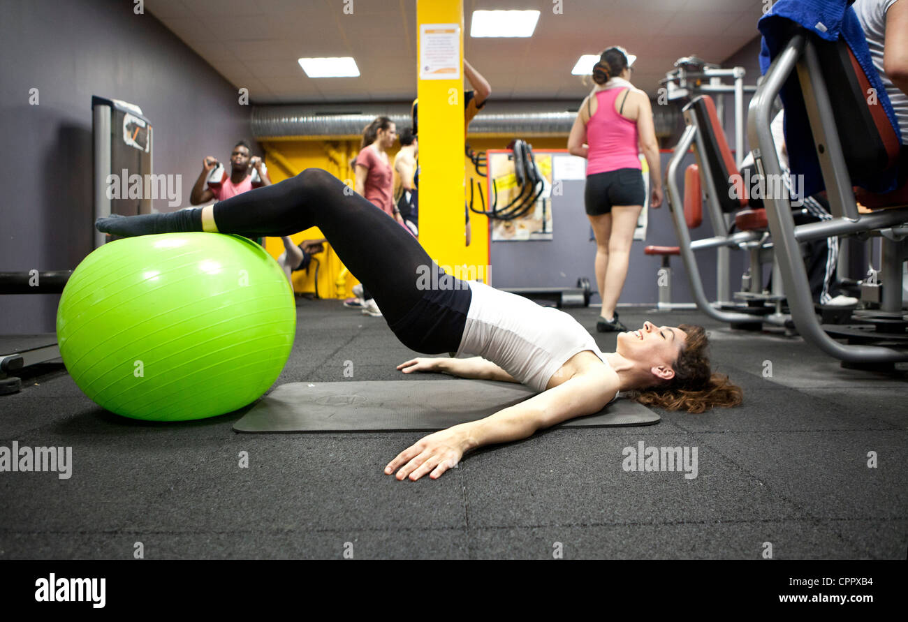 COSTRUZIONE DEL MUSCOLO Foto Stock