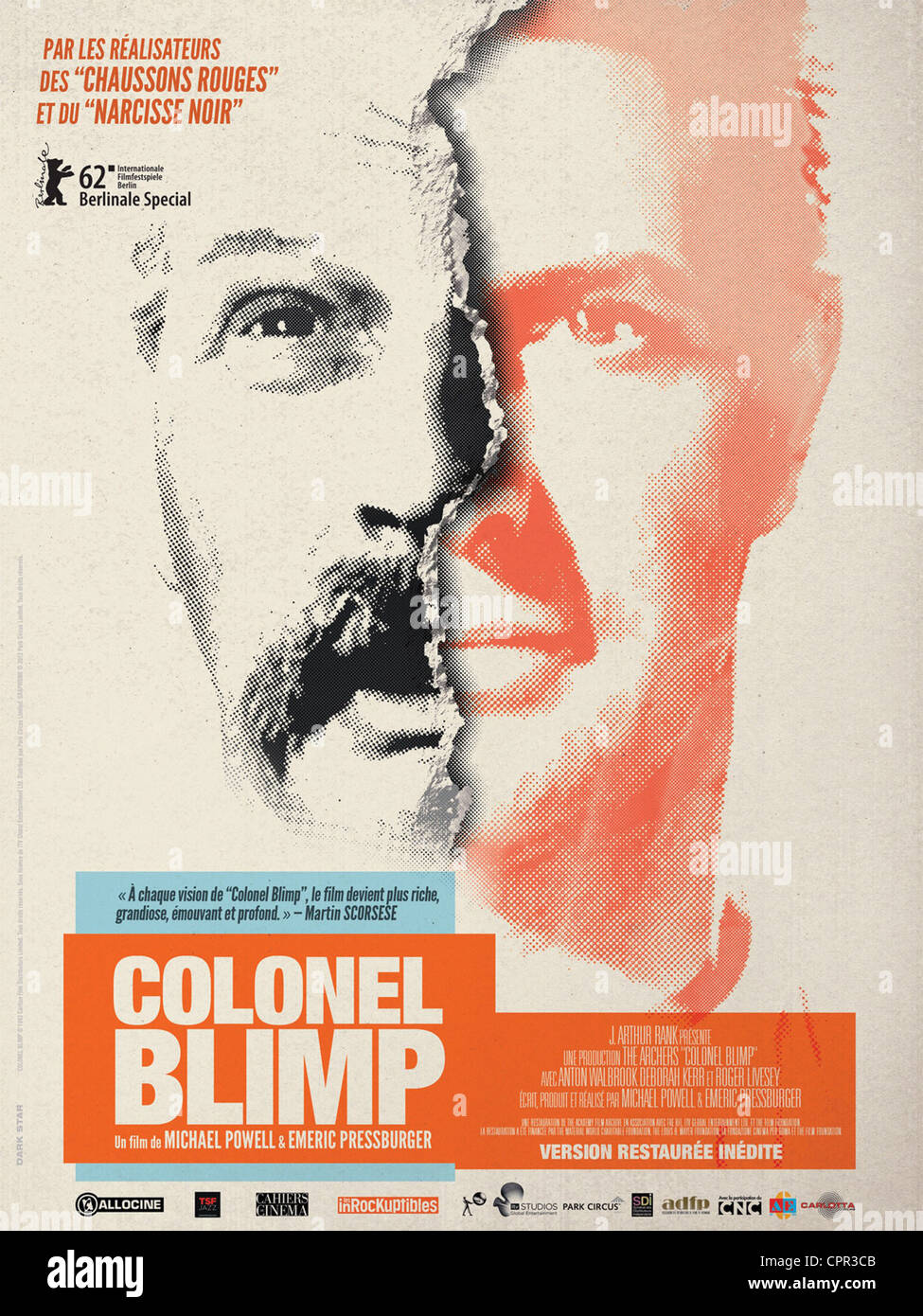 La vita e la morte del colonnello Blimp Foto Stock