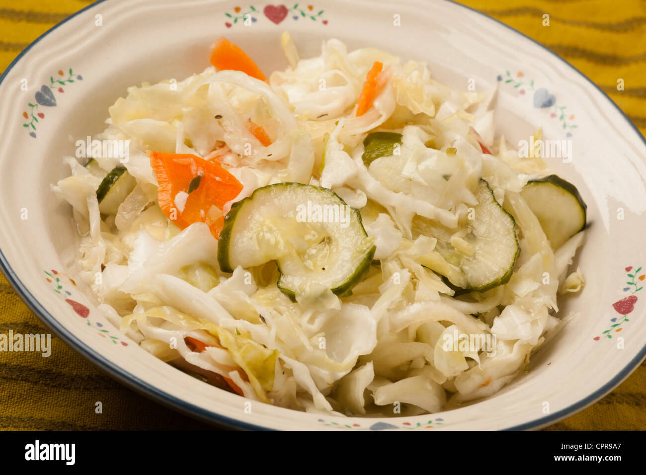 Insalata di salute - un classico New York Deli voce Foto Stock