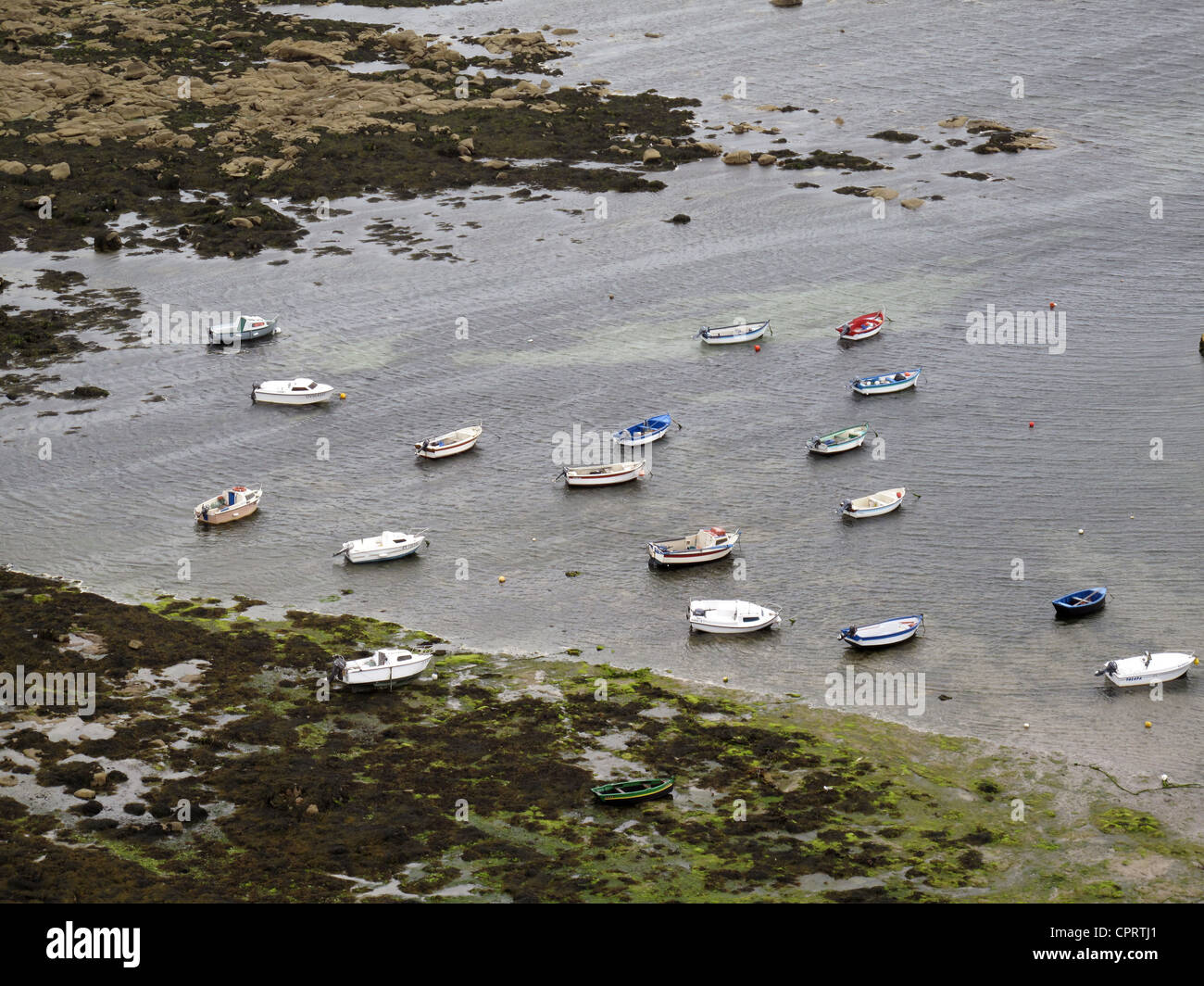Porto di Pointe Saint-Pierre,Penmarc'h,Finisterre,Brittany,Bretagne,Francia Foto Stock