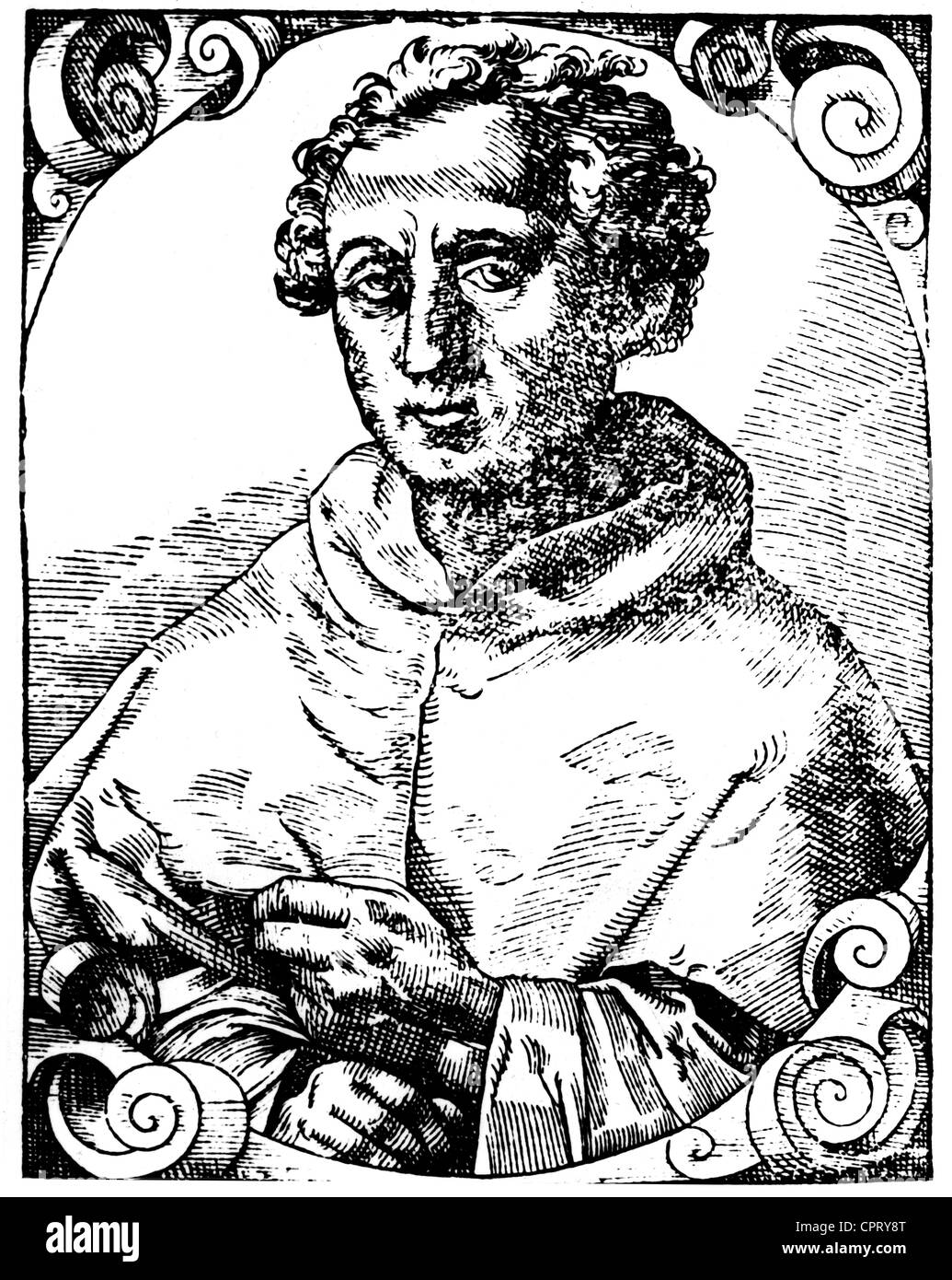 Paracelsus, Philippus (Theophrastus Bombastus von Hohenheim), novembre 1493 - 24.9.1541, medico svizzero, studioso, a metà lunghezza, incisione, circa 17th secolo, Foto Stock