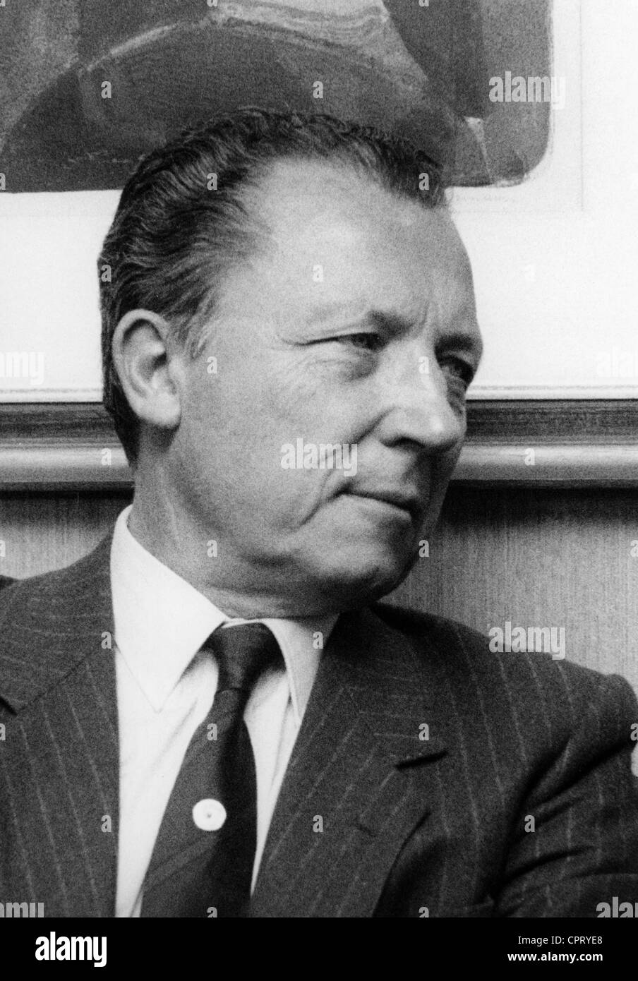 Delors, Jacques, * 20.7.1925, politico francese (PS), Presidente della Commissione europea 6.1.1985 - 22.2.1995, Portrait, 1985, Foto Stock