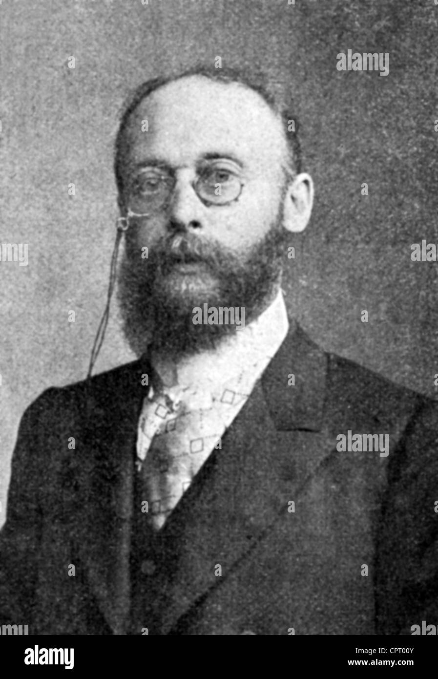 Liszt, Franz von, 2.3.1851 - 21.6.1919, avvocato austriaco - tedesco, politico (Partito Popolare progressista), ritratto, incisione in legno basata sulla fotografia, circa 1900, Foto Stock