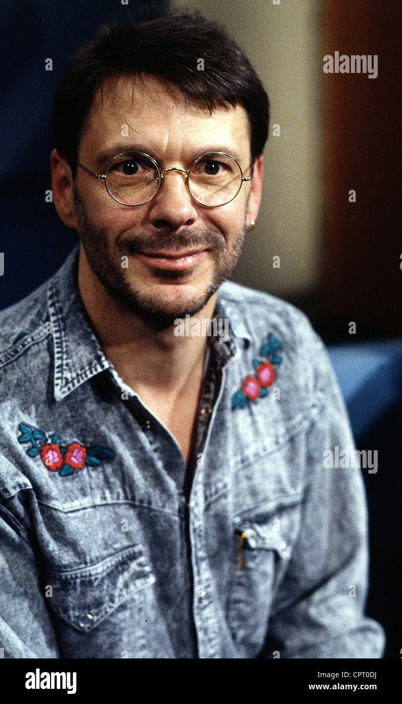 Mey, Reinhard, * 21.12.1942, cantante, compositore, portrait, febbraio 1991, Foto Stock
