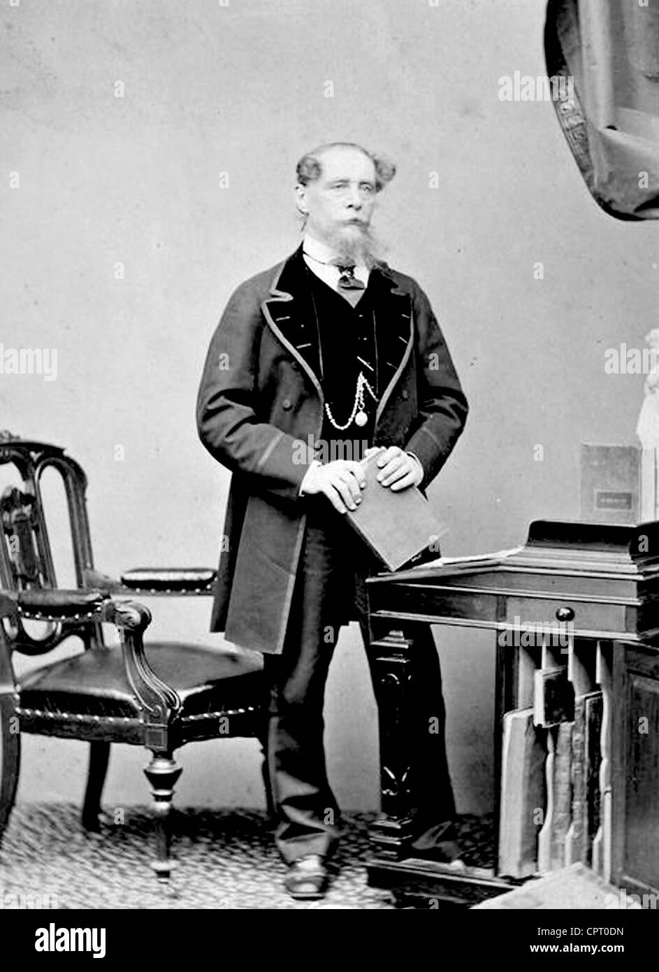 CHARLES DICKENS (1812-1870), scrittore inglese circa 1860 Foto Stock
