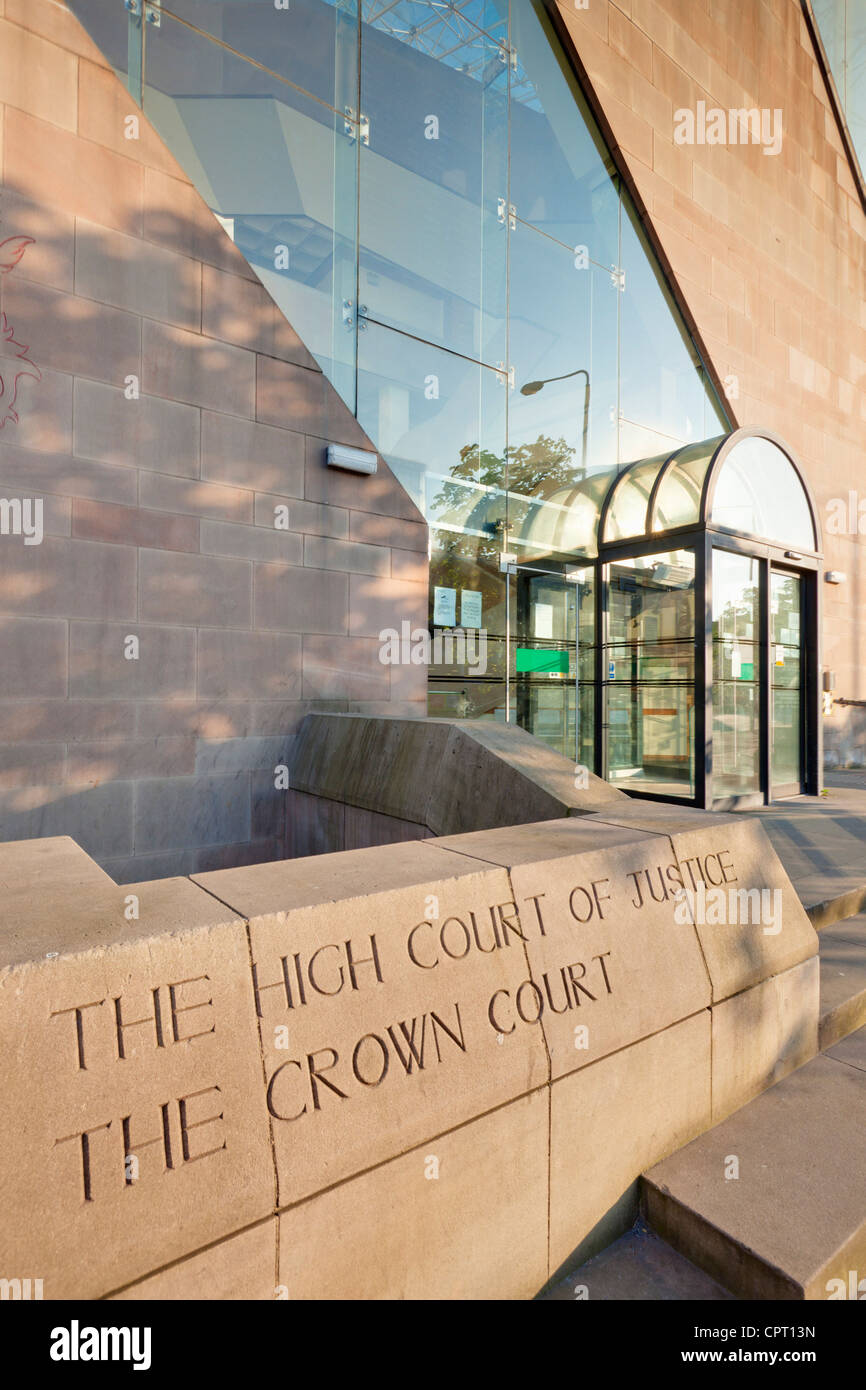Nottingham crown court city centre Nottinghamshire England Regno Unito GB EU Europe Foto Stock