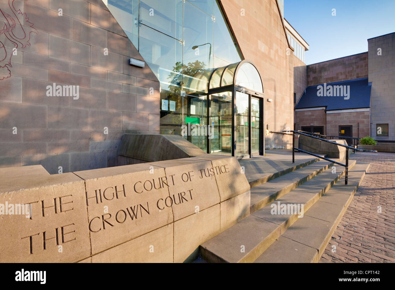 Nottingham crown court city centre Nottinghamshire England Regno Unito GB EU Europe Foto Stock