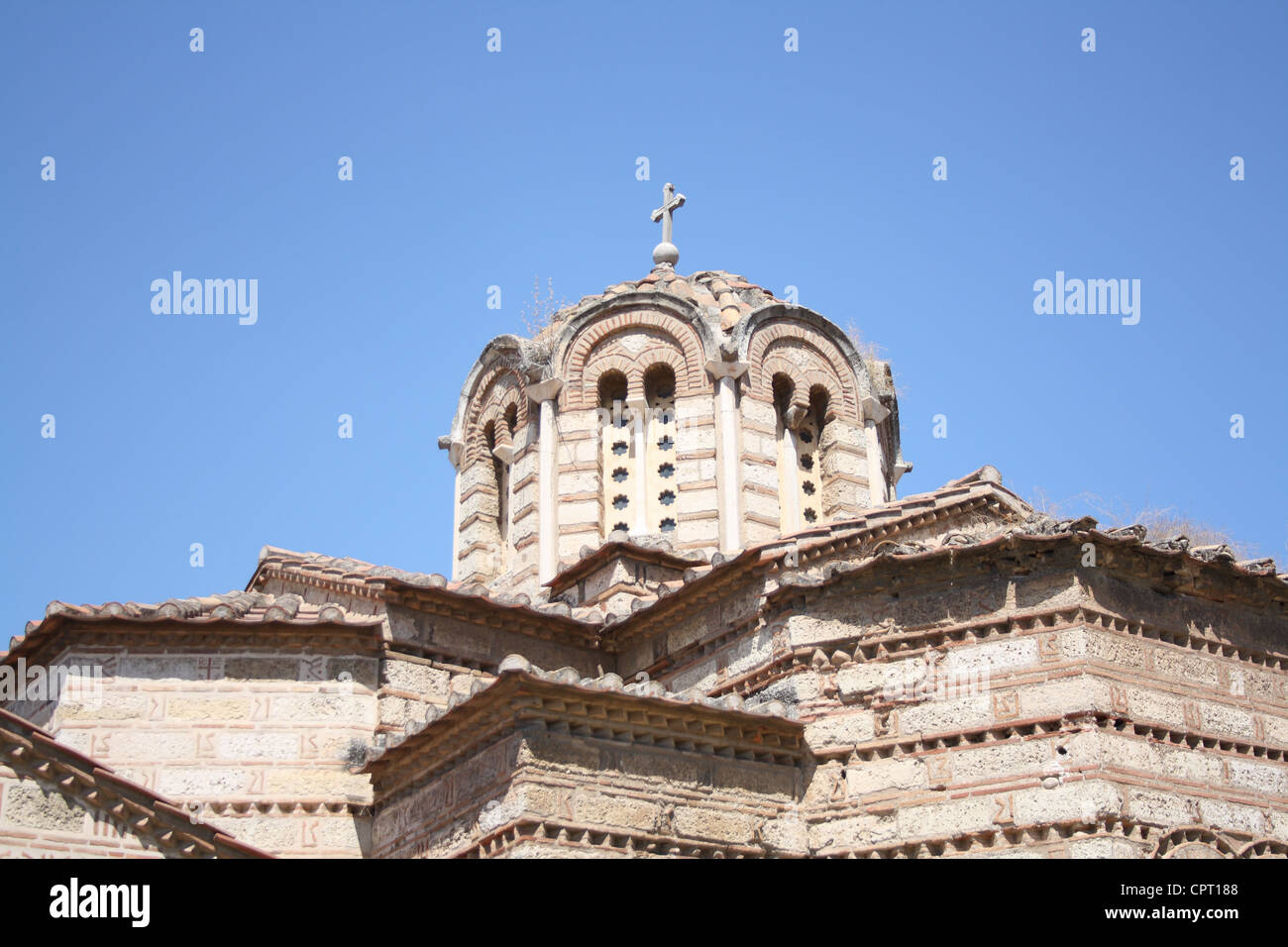 In una chiesa di Atene in Grecia. Foto Stock