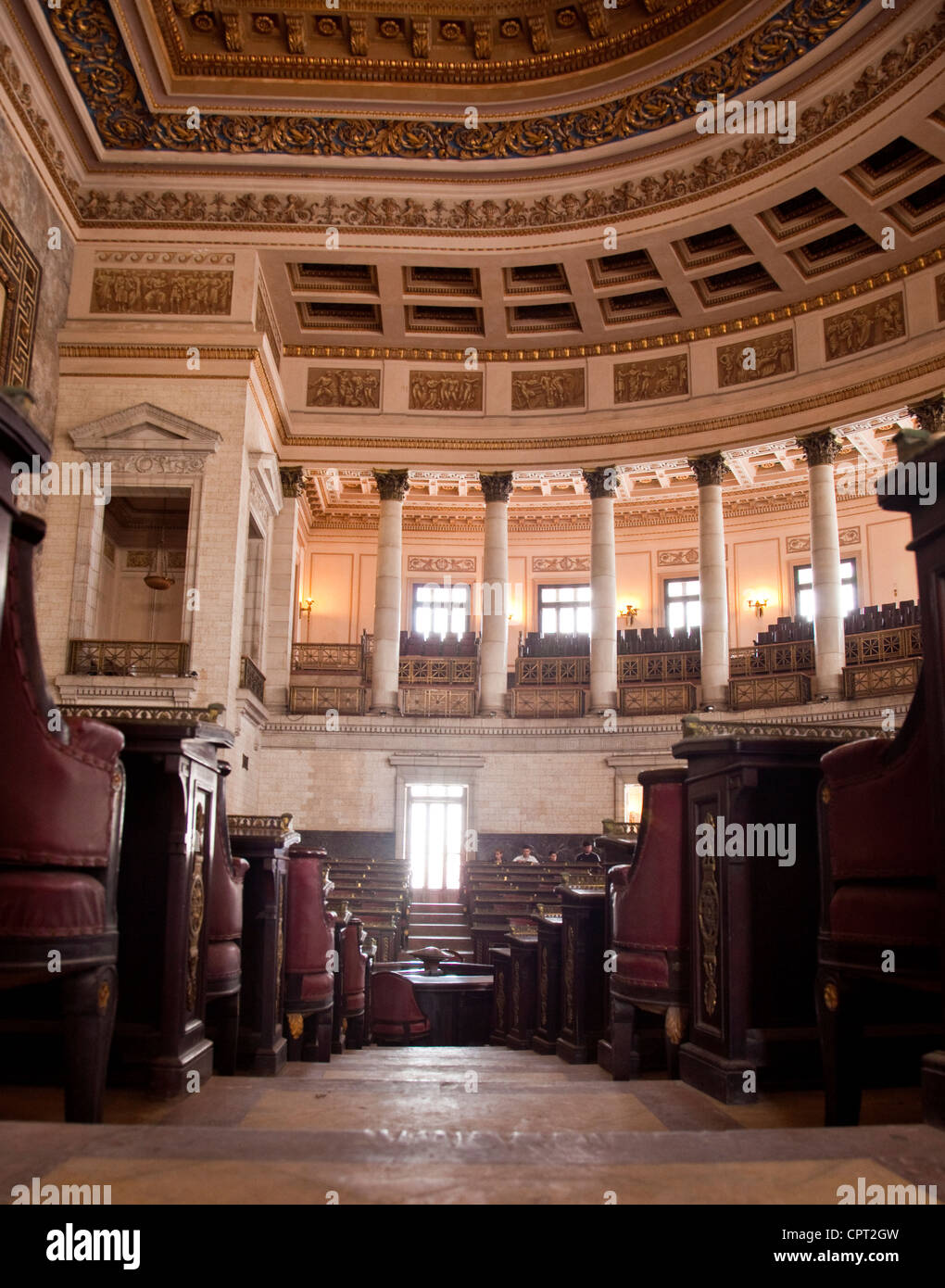 All'interno del Capitolio Nacional de l'Avana Vecchia Cuba Foto Stock