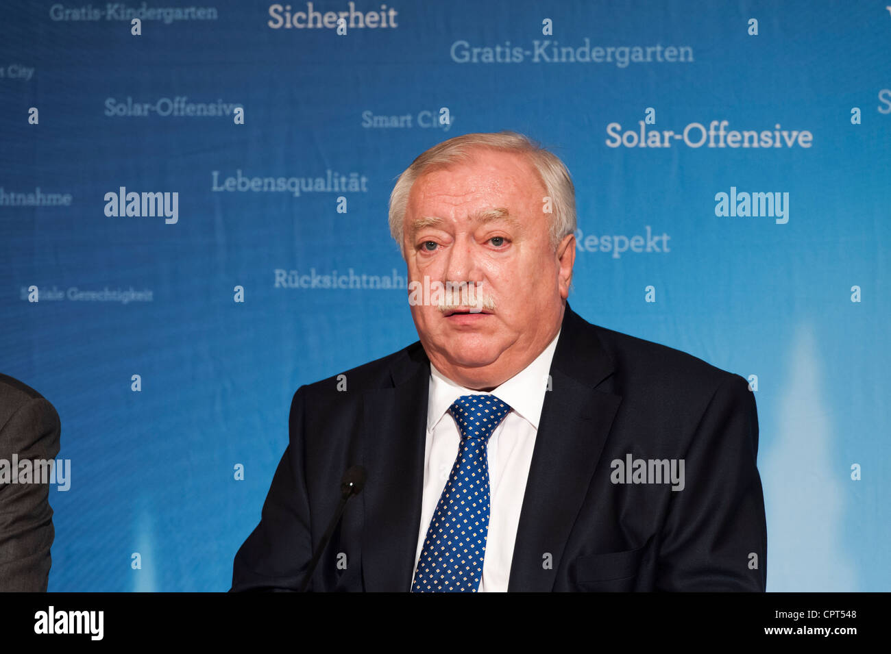 Sindaco e governatore di Vienna il dottor Michael HÄUPL Foto Stock