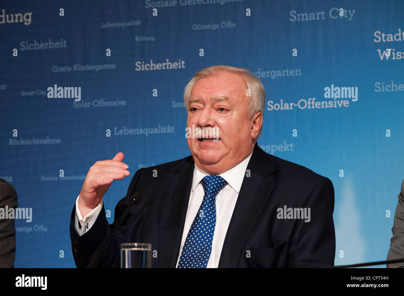 Sindaco e governatore di Vienna il dottor Michael HÄUPL Foto Stock
