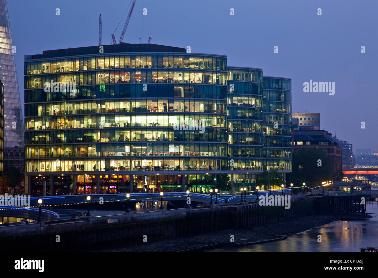 Architettura moderna a Londra, Inghilterra Foto Stock