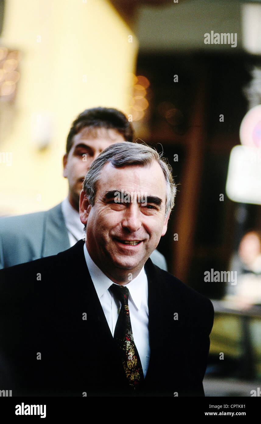 Waigel, Theodor "Theo", * 24.4.1939, politico tedesco (CSU), ministro federale delle finanze 1989-1998, a metà lunghezza, circa 1990, Foto Stock