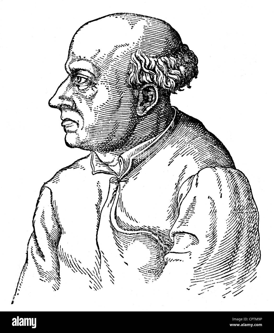 Paracelsus, Philippus (Theophrastus Bombastus von Hohenheim), 10.11.1493 - 24.9.1541, medico svizzero, ritratto, contemporaneo, 16th secolo, Foto Stock