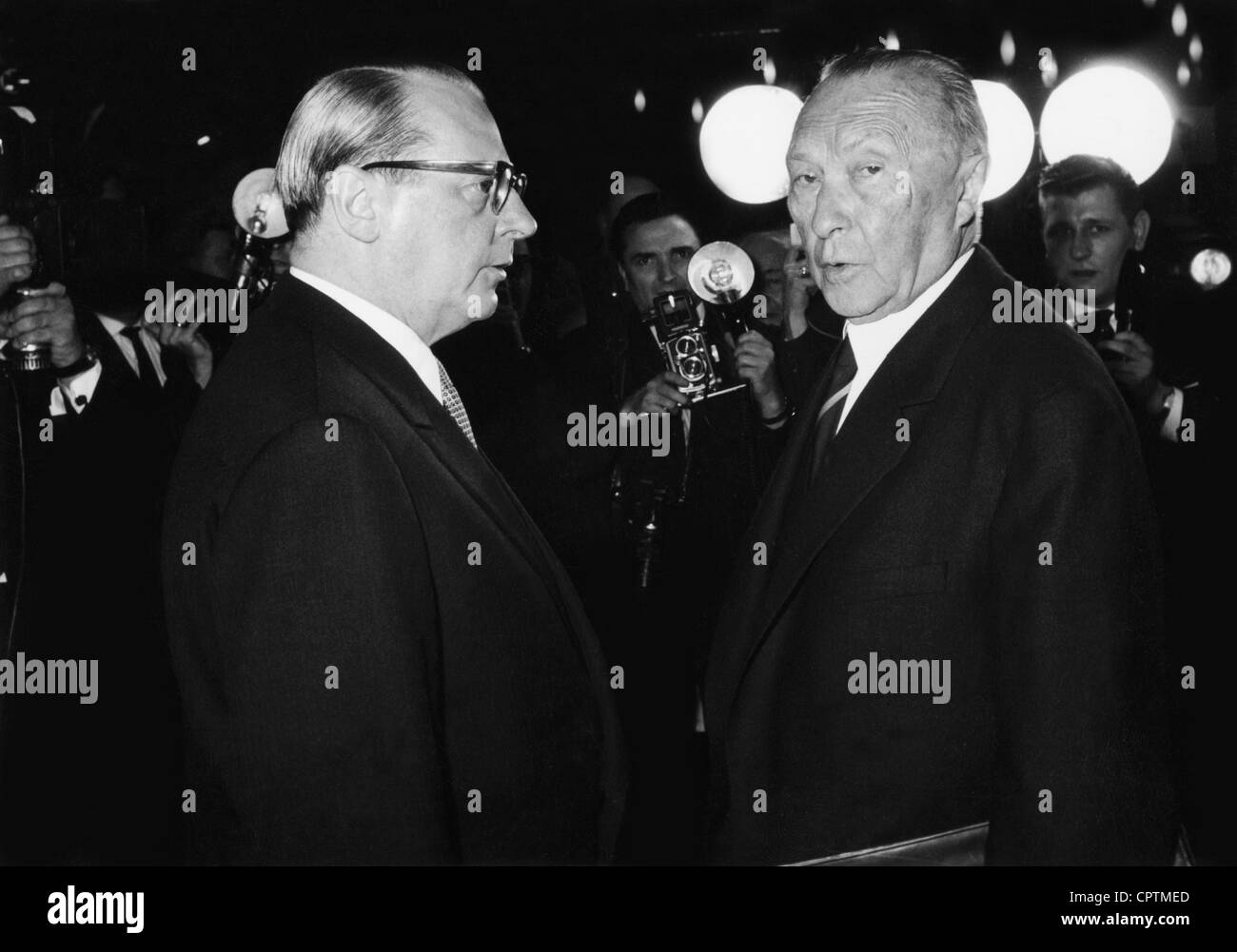 Brentano, Heinrich von, 20.6. 1904 - 14.11.1964, politico tedesco (CDU), Ministro federale degli affari esteri 8.6.1955 -, Foto Stock